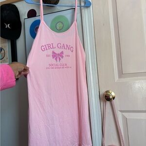 Pink Sleeveless dress